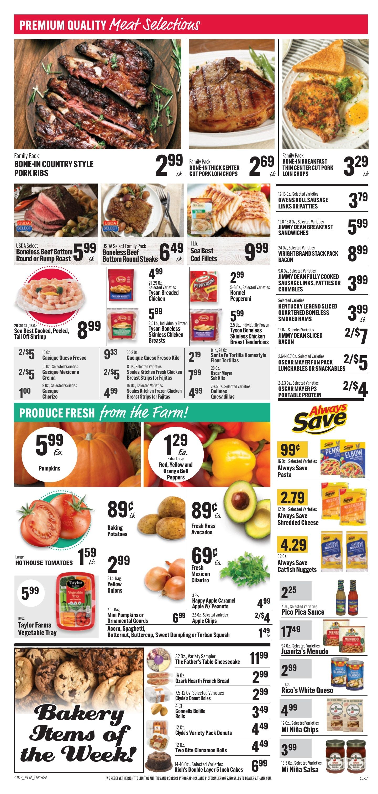 Rehkopf's Family Foods Weekly Ad September 16 - 22, 2026