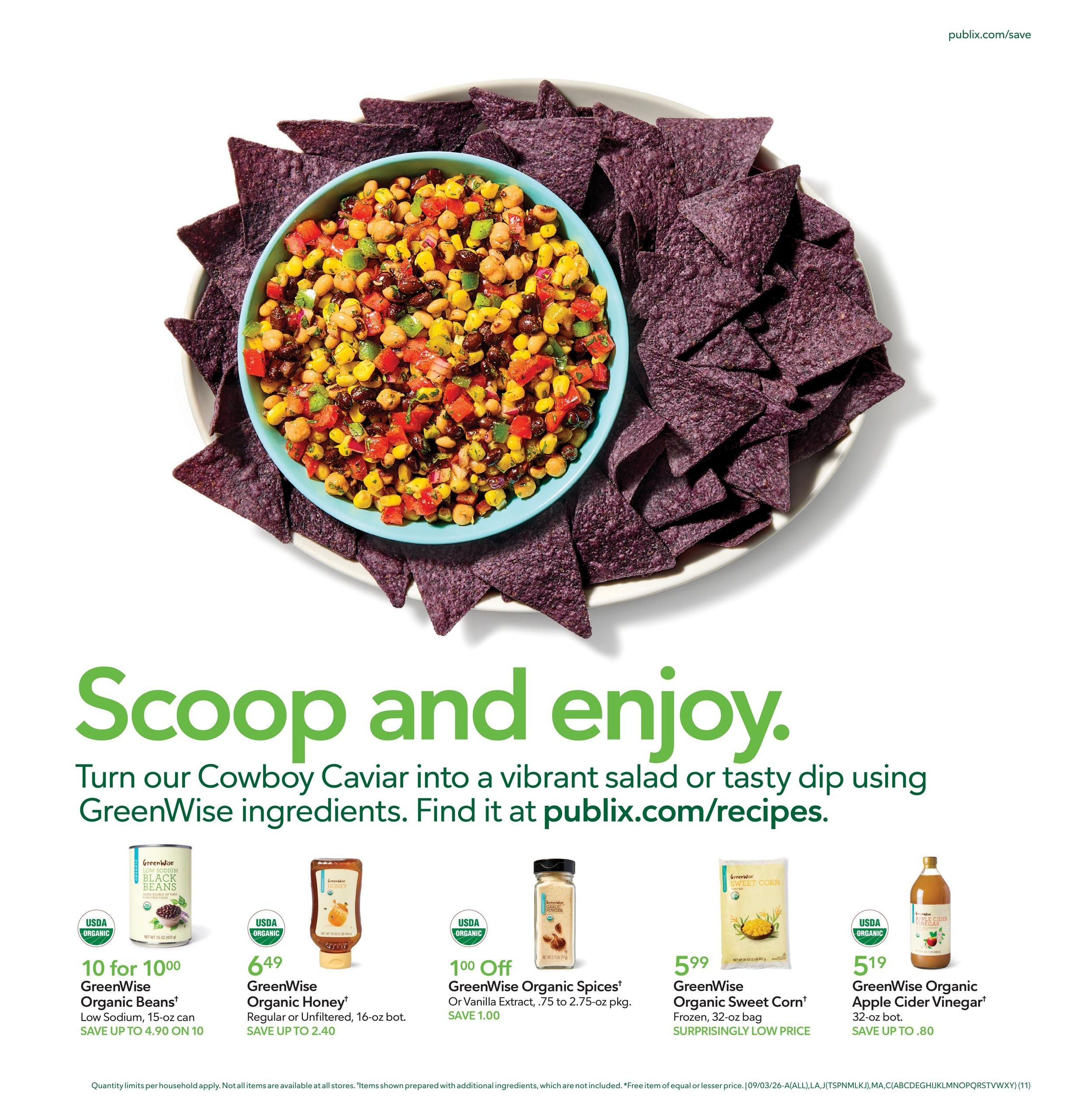 Publix (Callahan Area, FL) Weekly Ad September 3 - 9, 2026