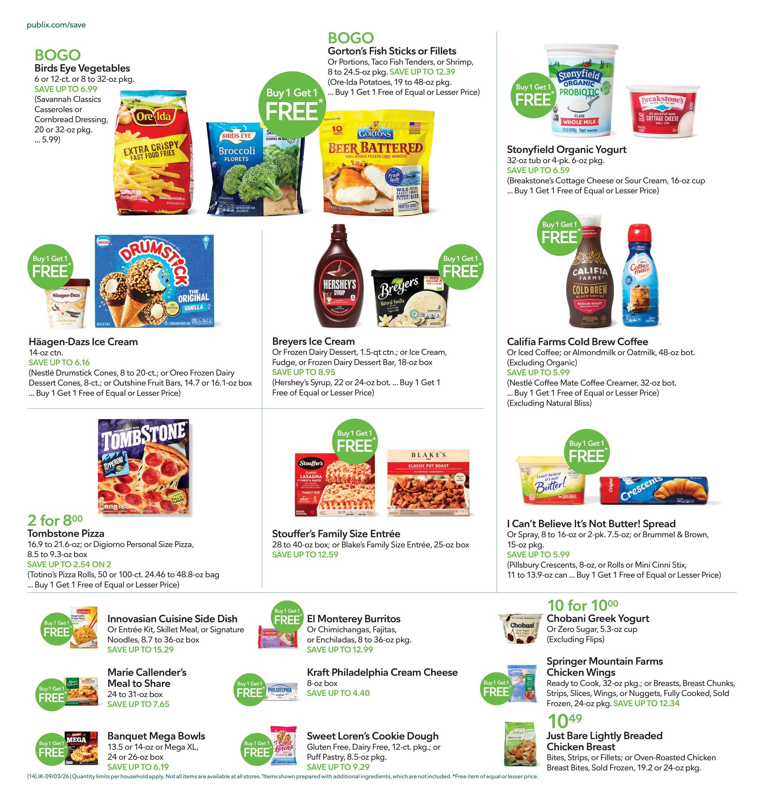 Publix (Callahan Area, FL) Weekly Ad September 3 - 9, 2026