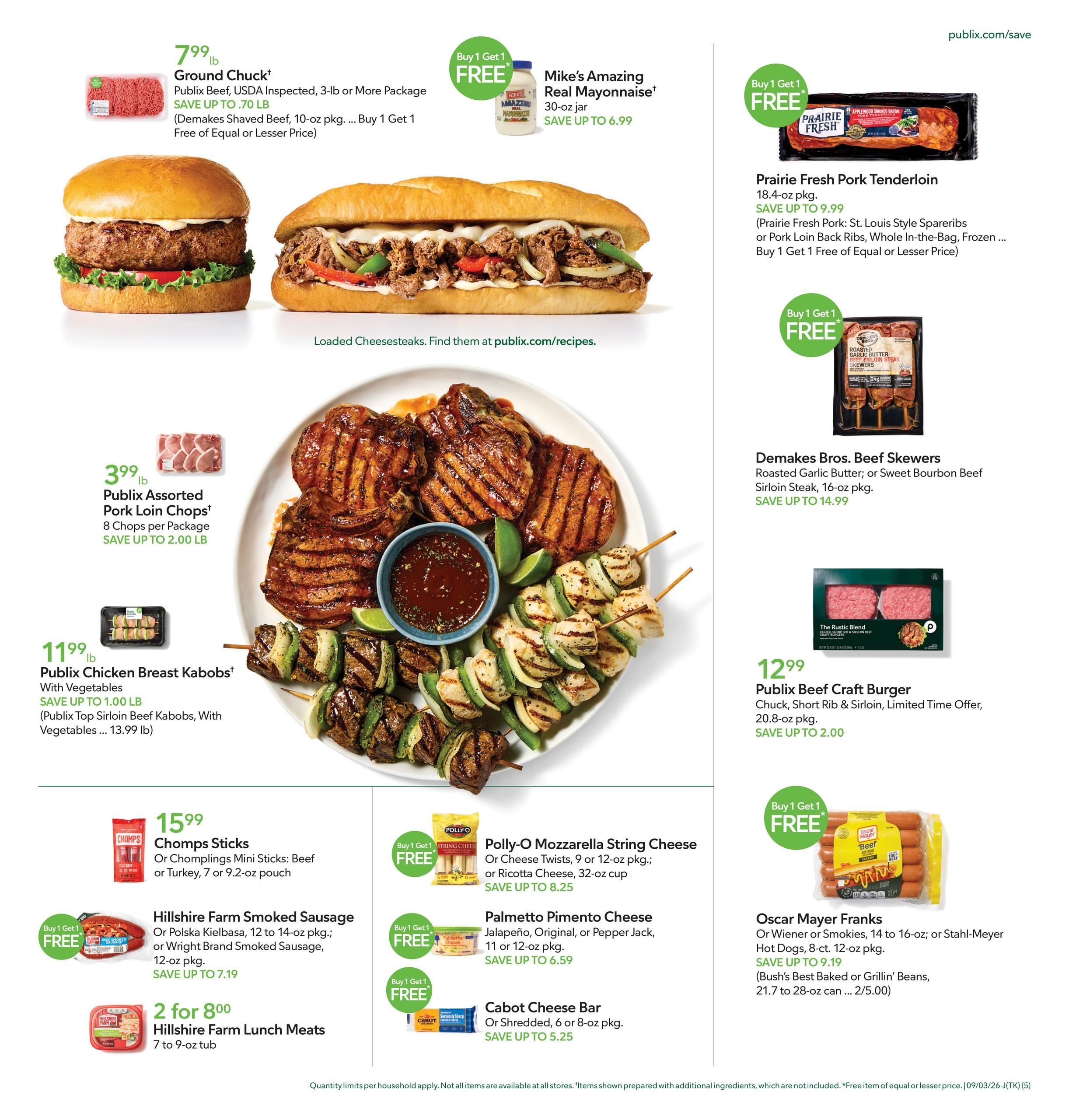 Publix (Saint Augustine Area, FL) Weekly Ad September 3 - 9, 2026