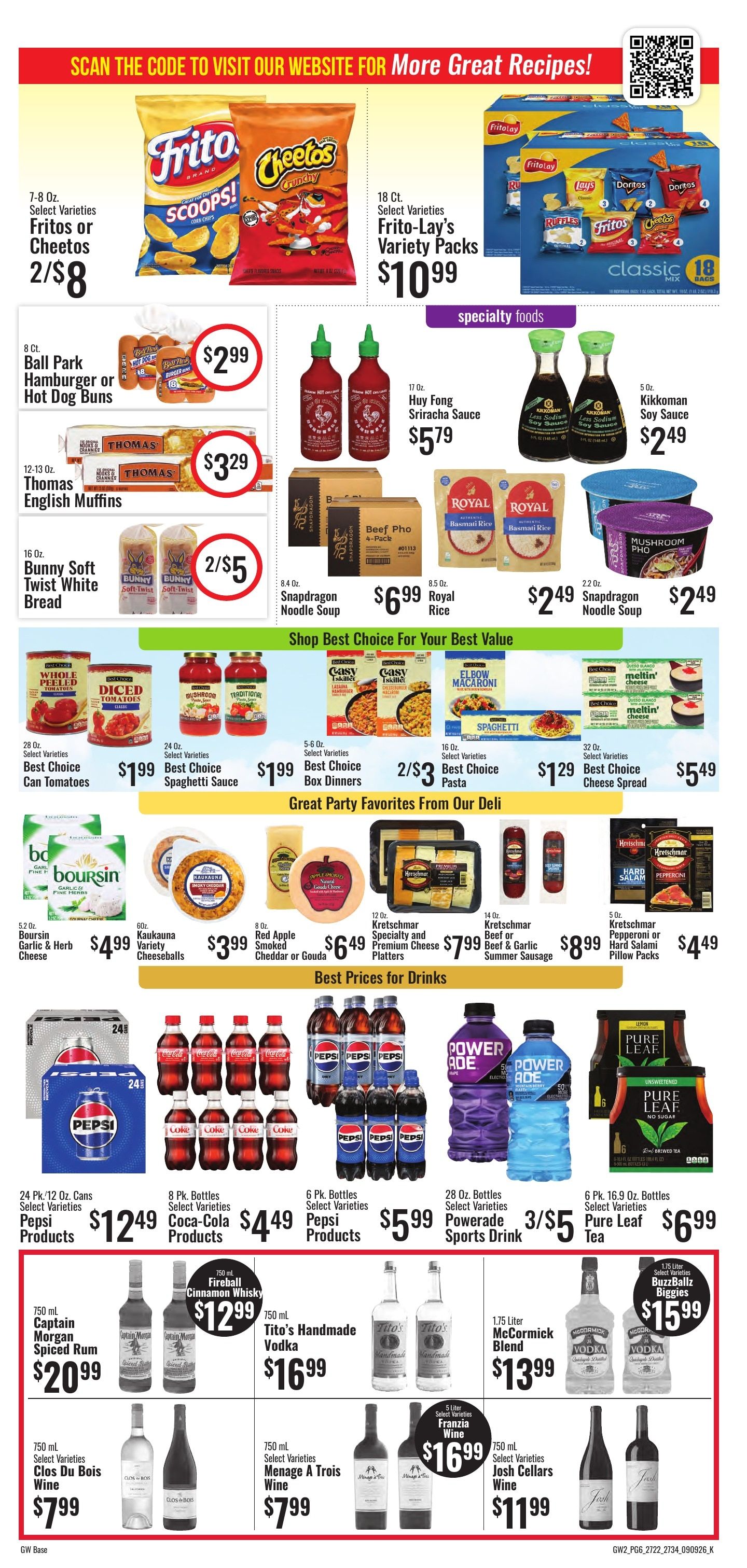 Sun Fest Market (Branson, MO) Weekly Ad September 9 - 22, 2026