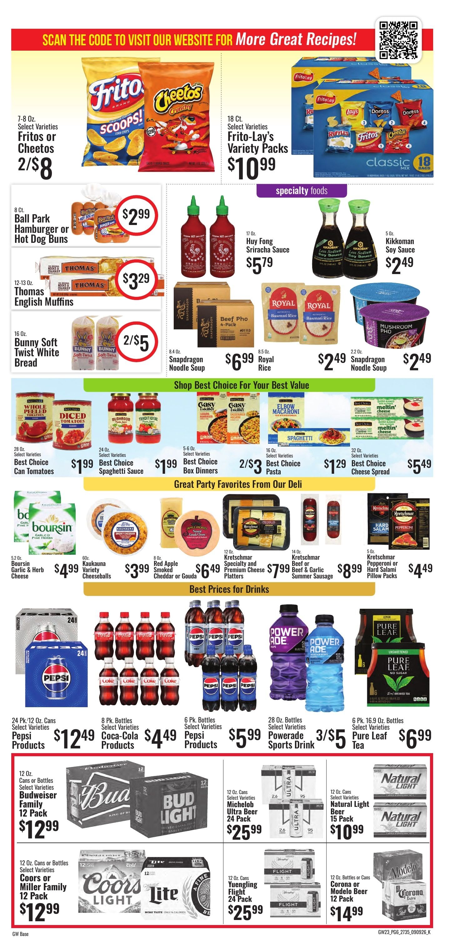 Sun Fest Market (Crane, MO) Weekly Ad September 9 - 22, 2026