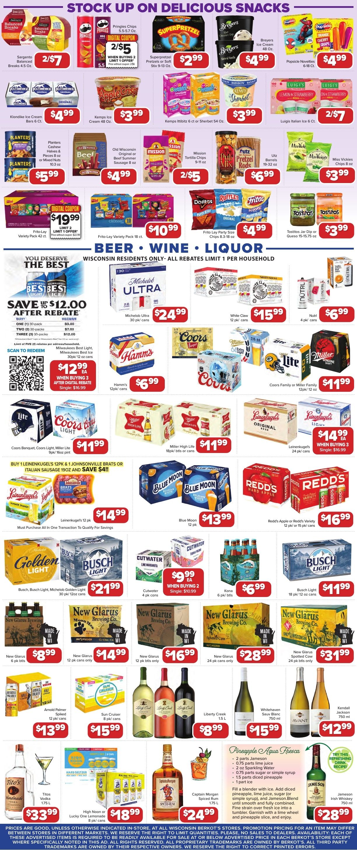 Berkot's Super Foods (Twin Lakes, WI) Weekly Ad September 3 - 9, 2026