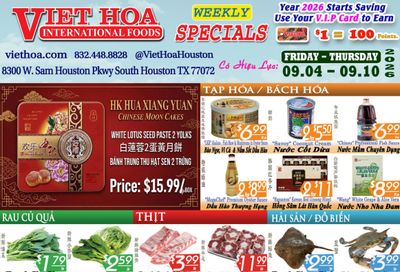 Viet Hoa International Foods Weekly Ad September 4 - 10, 2026
