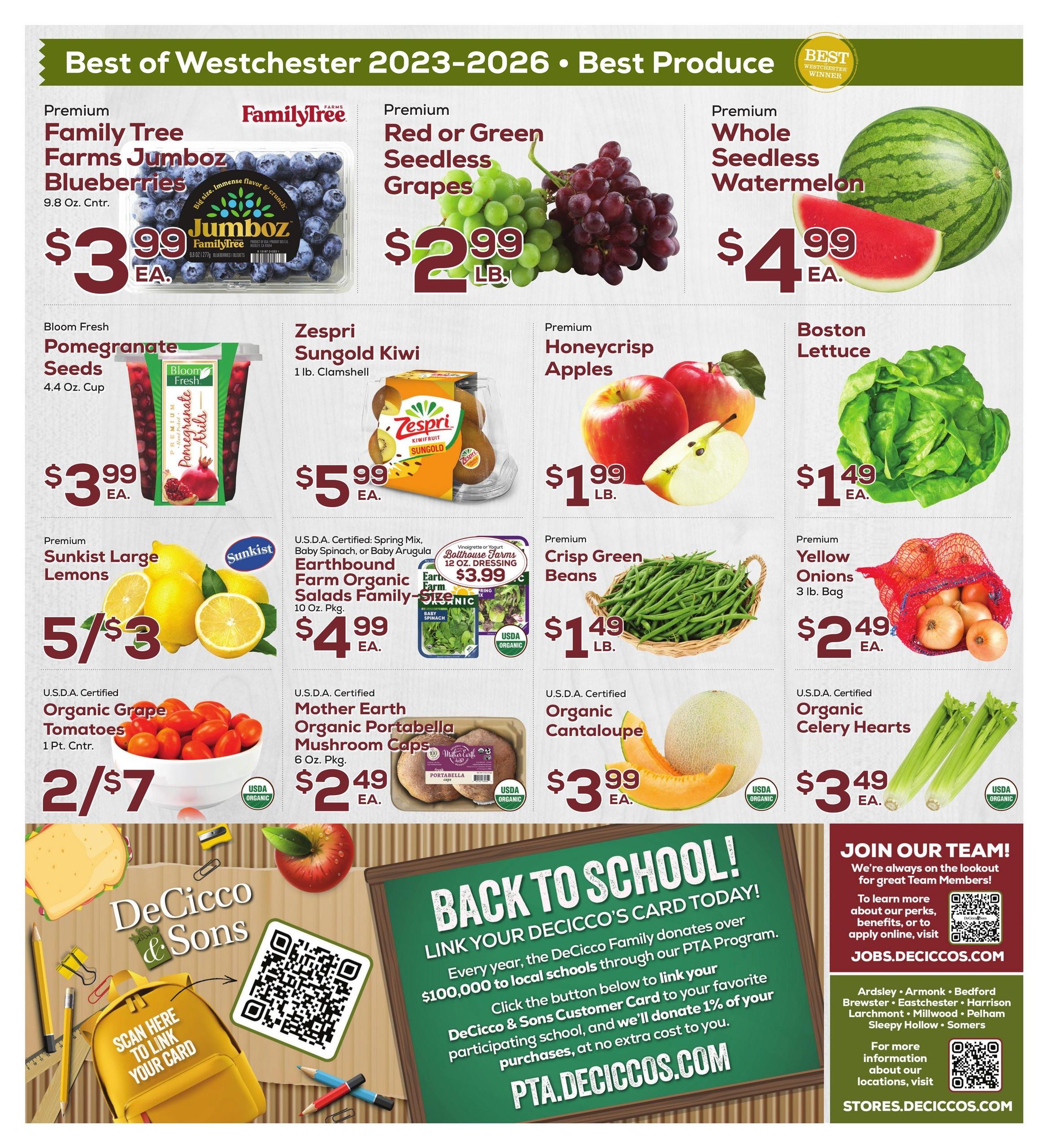 DeCicco & Sons Weekly Ad September 4 - 10, 2026