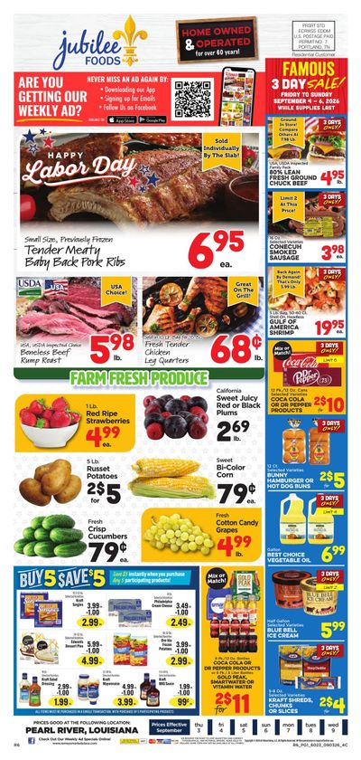Ramey's Weekly Ad September 3 - 9, 2026