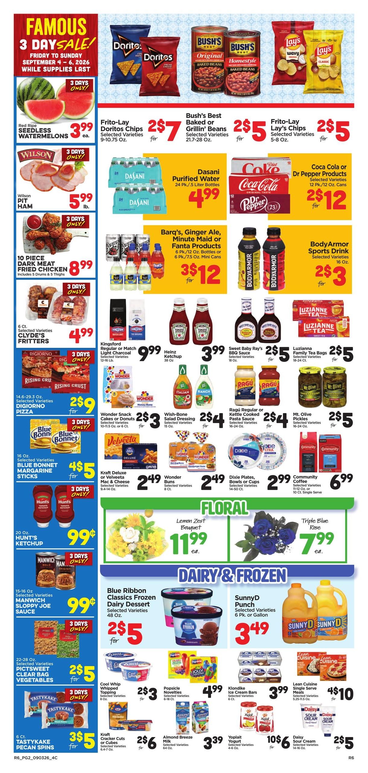 Ramey's Weekly Ad September 3 - 9, 2026