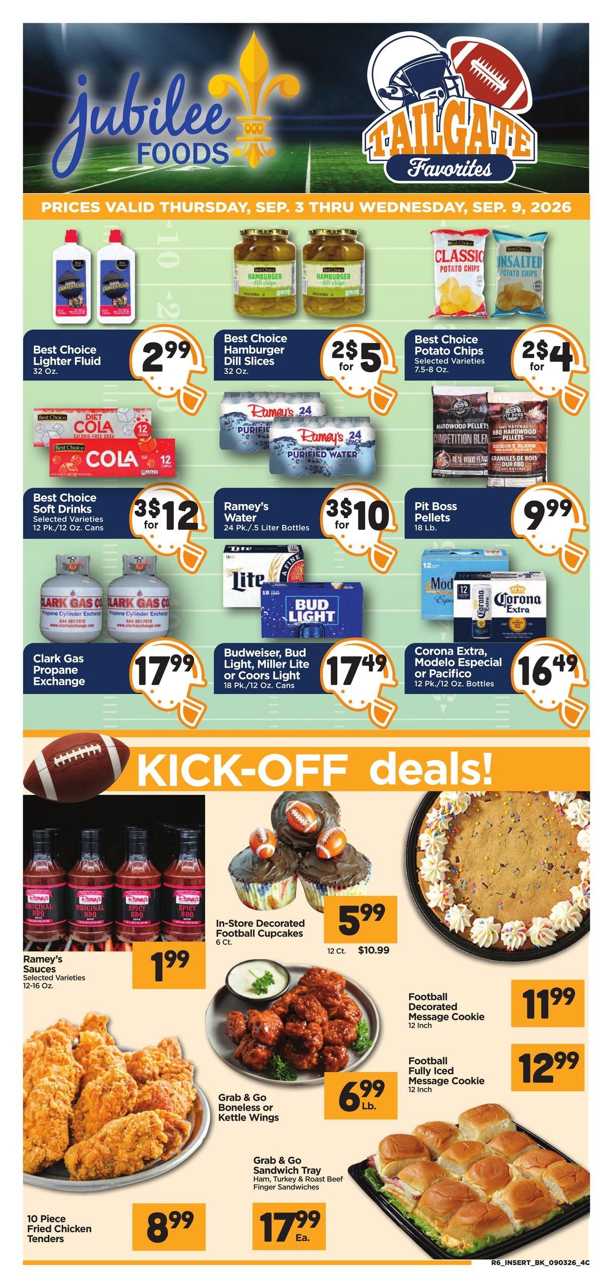 Ramey's Weekly Ad September 3 - 9, 2026