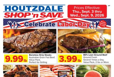 Shop 'n Save (Coalport Area, PA) Weekly Ad September 3 - 9, 2026