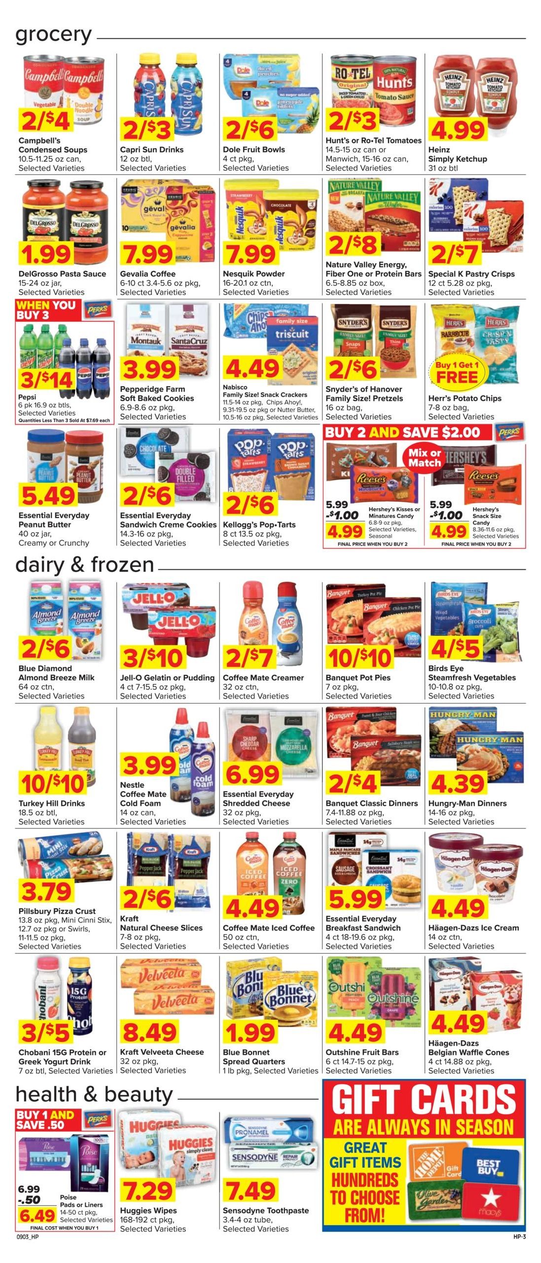 Shop 'n Save (Coalport Area, PA) Weekly Ad September 3 - 9, 2026