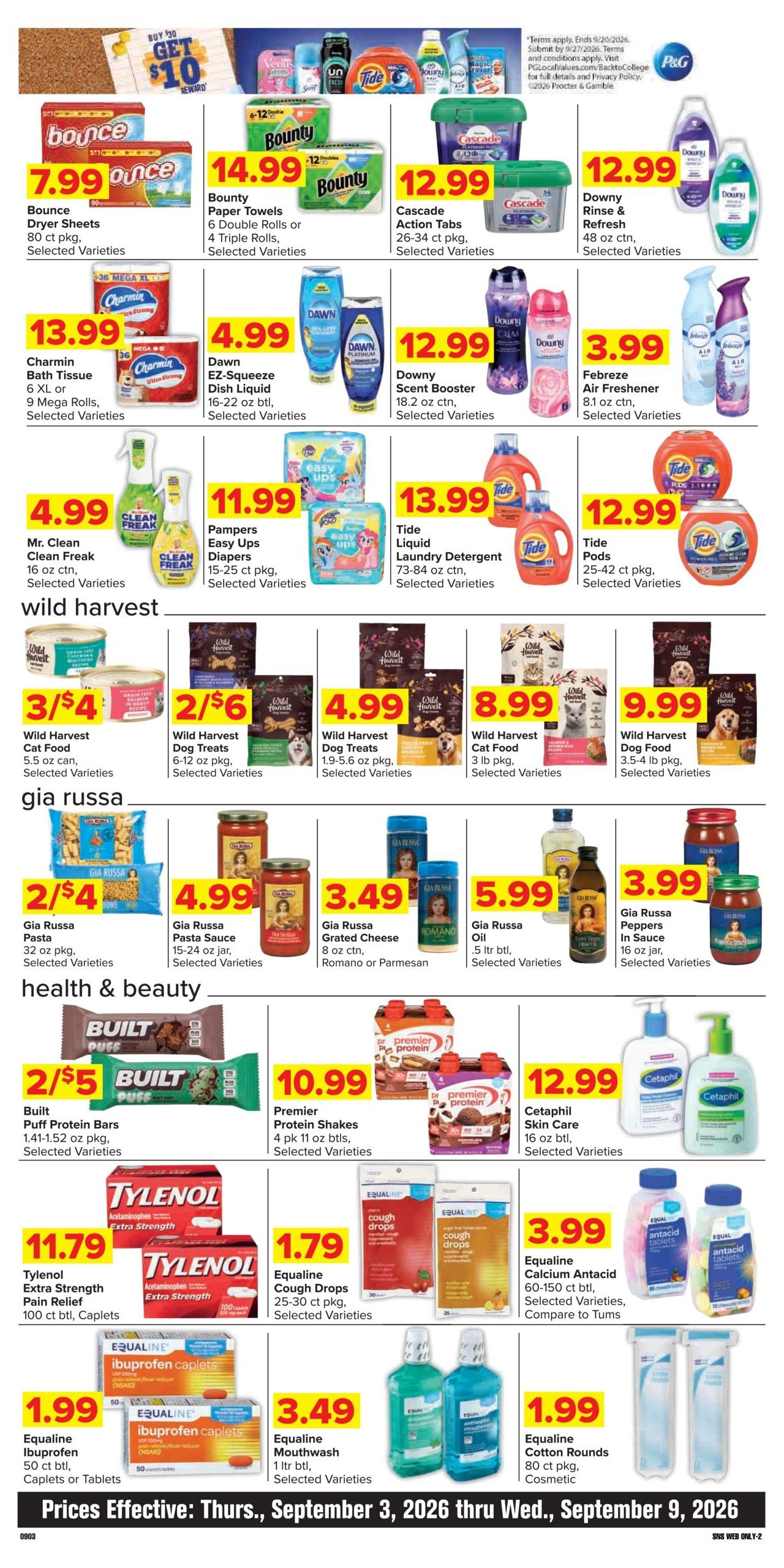 Shop 'n Save (Coalport Area, PA) Weekly Ad September 3 - 9, 2026