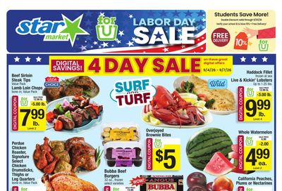 Star Market (Allston-Brookline Area, MA) Weekly Ad September 4 - 10, 2026