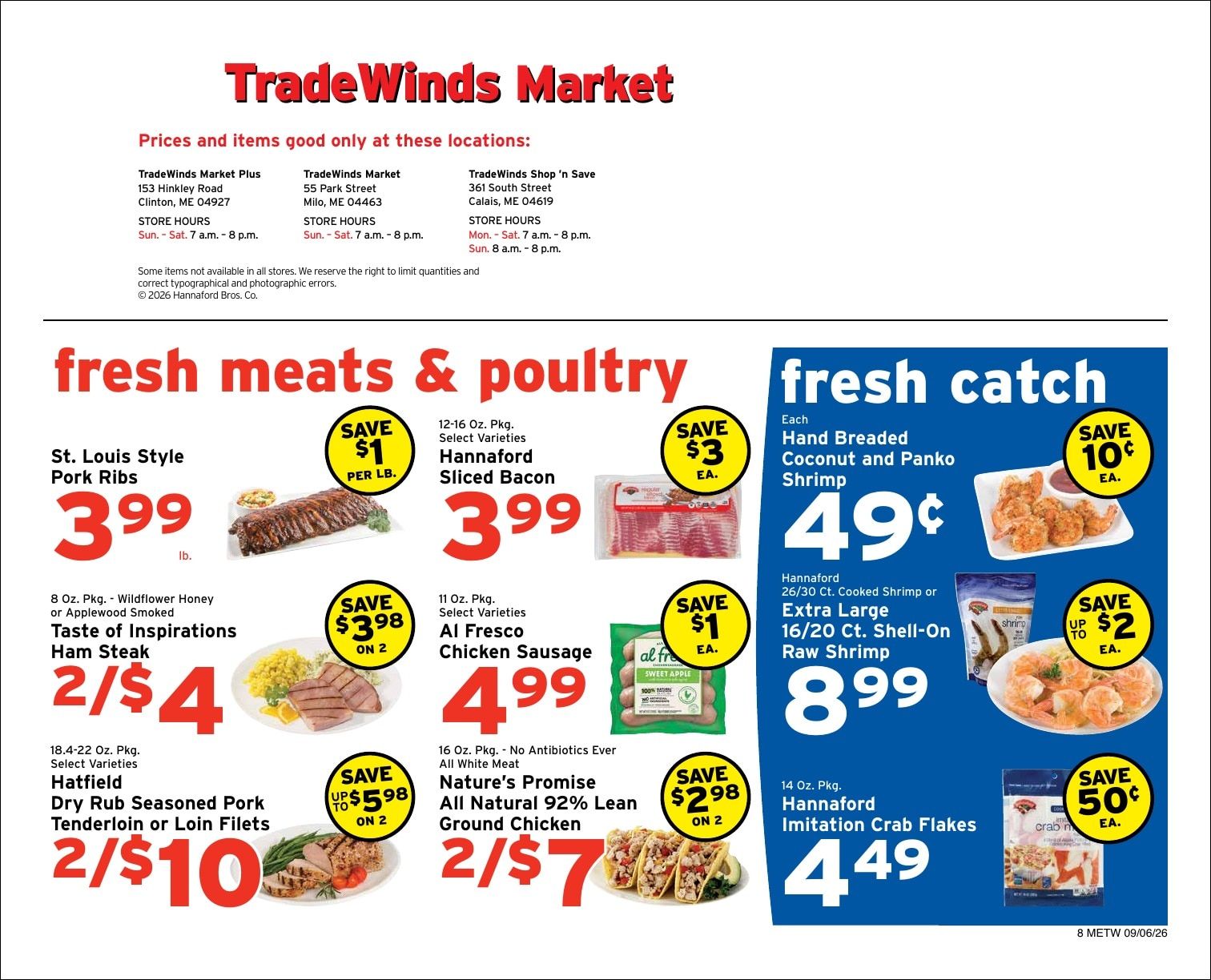 Tradewinds Markets Weekly Ad September 6 - 12, 2026