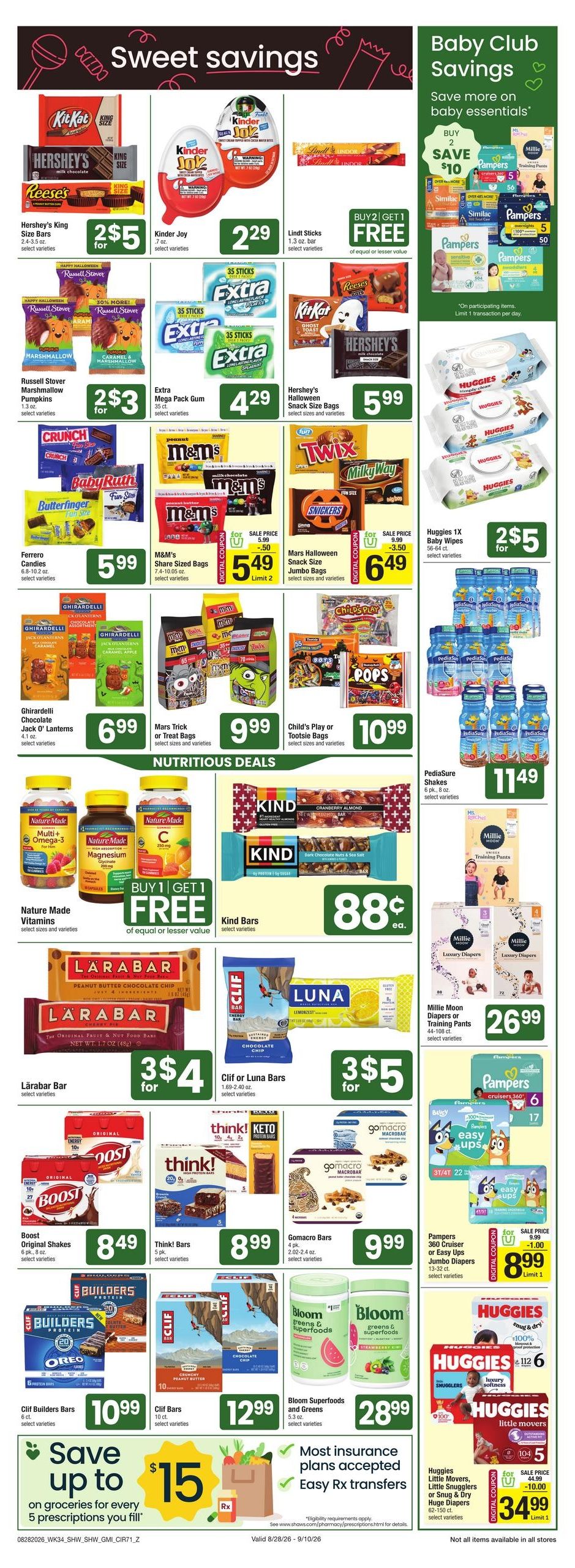 Shaw's (Augusta Area, ME) Weekly Ad September 4 - 10, 2026