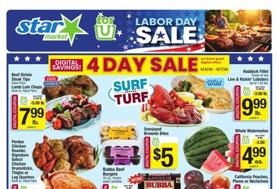 Star Market (Arlington Heights Area, MA) Weekly Ad September 4 - 10, 2026
