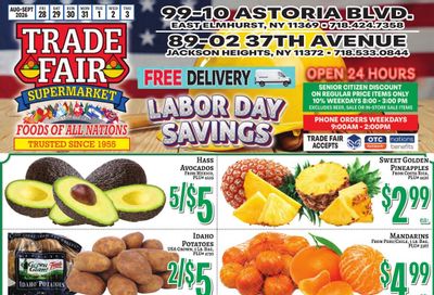Trade Fair Supermarket (College Point Area, NY) Weekly Ad August 28 - September 3, 2026