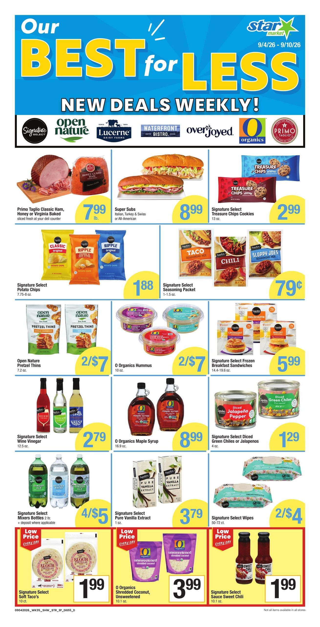 Star Market (Boston Area, MA) Weekly Ad September 4 - 10, 2026