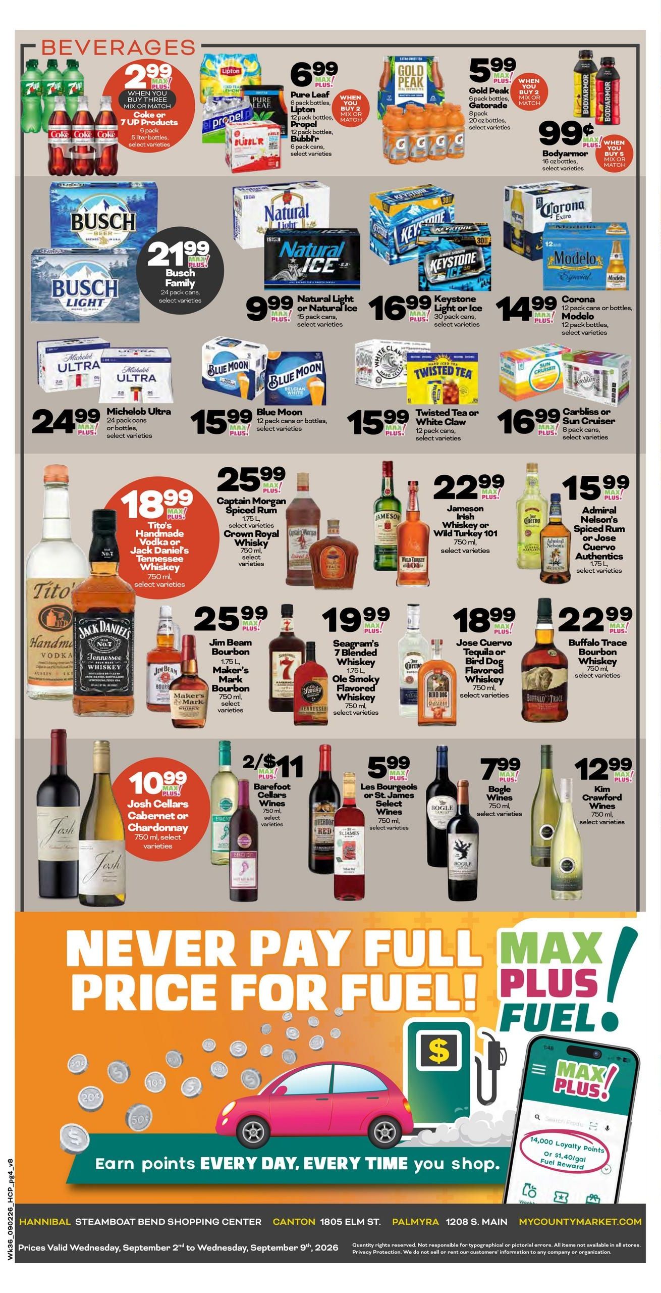 County Market Indexed (Hannibal Area, MO) Weekly Ad September 2 - 9, 2026