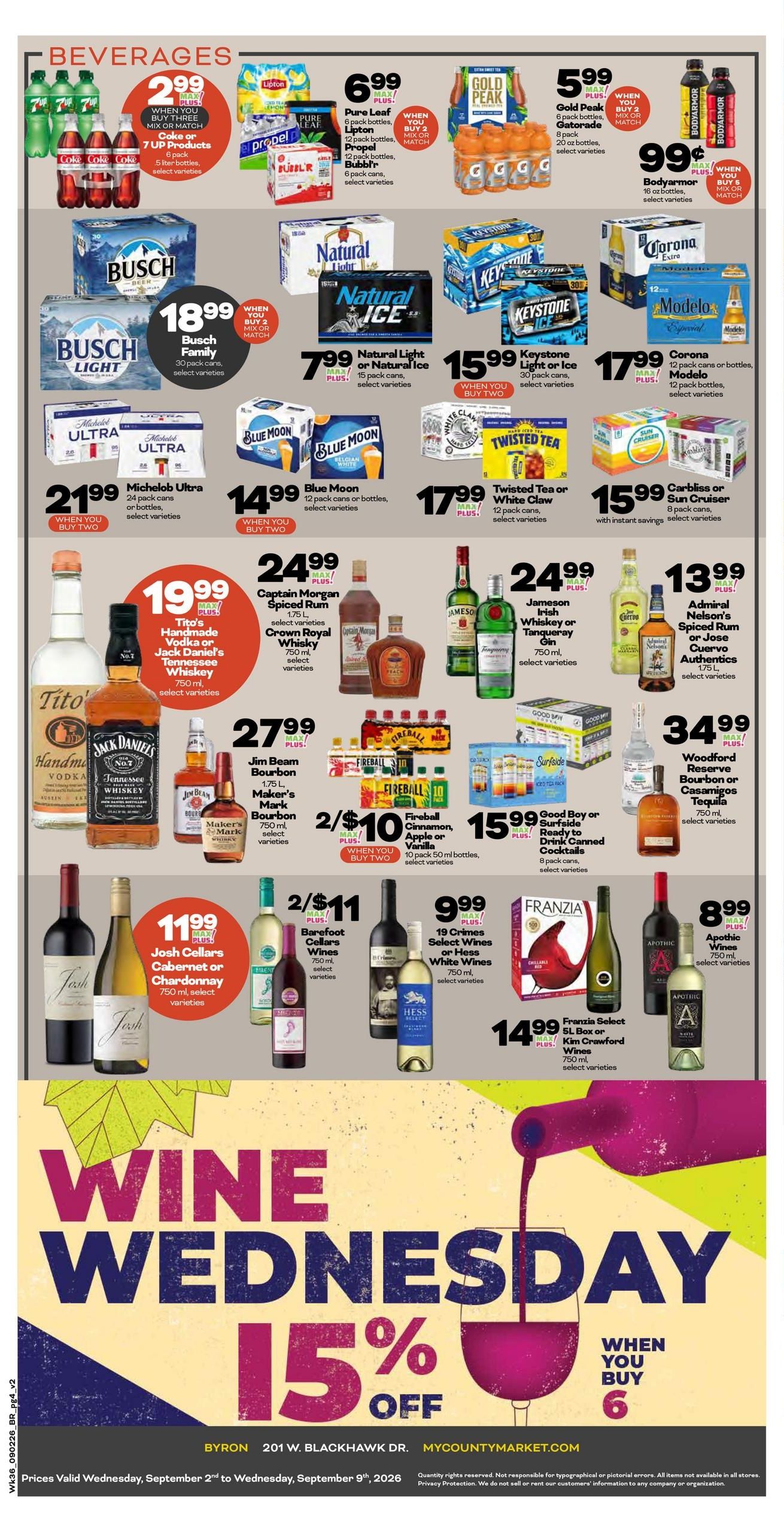 County Market Indexed (Rockford Area, IL) Weekly Ad September 2 - 9, 2026
