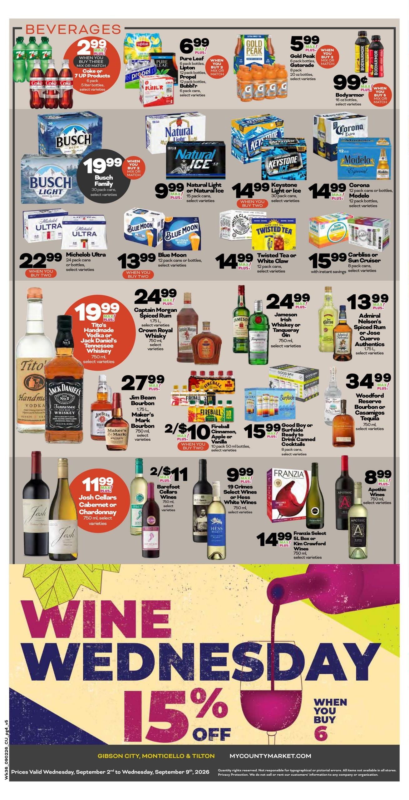 County Market Indexed (Saint Joseph Area, IL) Weekly Ad September 2 - 9, 2026