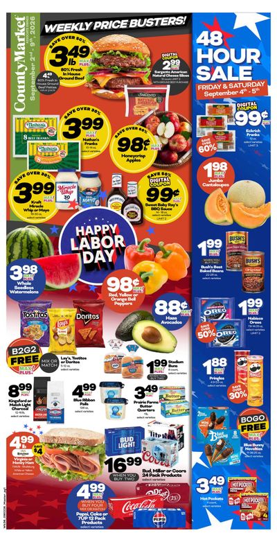 County Market Indexed (Springfield Area, IL) Weekly Ad September 2 - 9, 2026