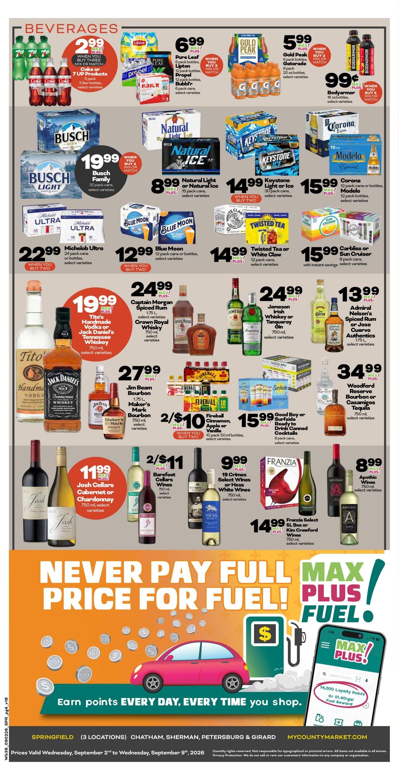 County Market Indexed (Springfield Area, IL) Weekly Ad September 2 - 9, 2026