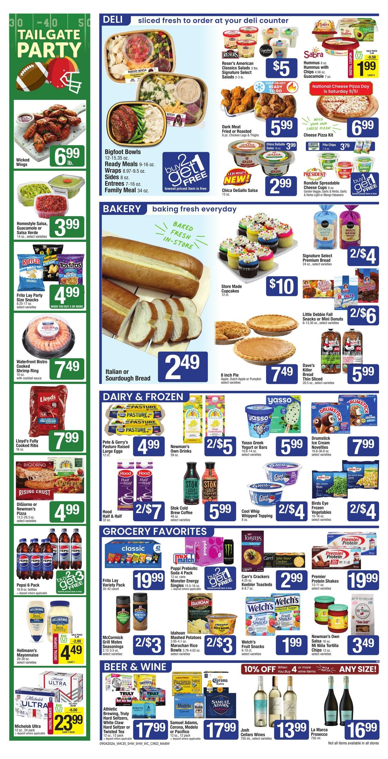 Shaw's (New Bedford Area, MA) Weekly Ad September 4 - 10, 2026