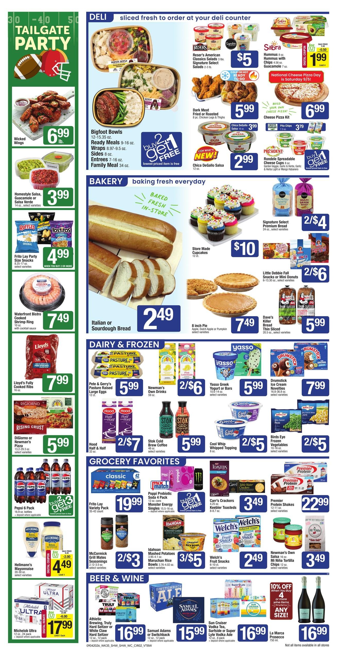 Shaw's (Williamstown Area, MA) Weekly Ad September 4 - 10, 2026