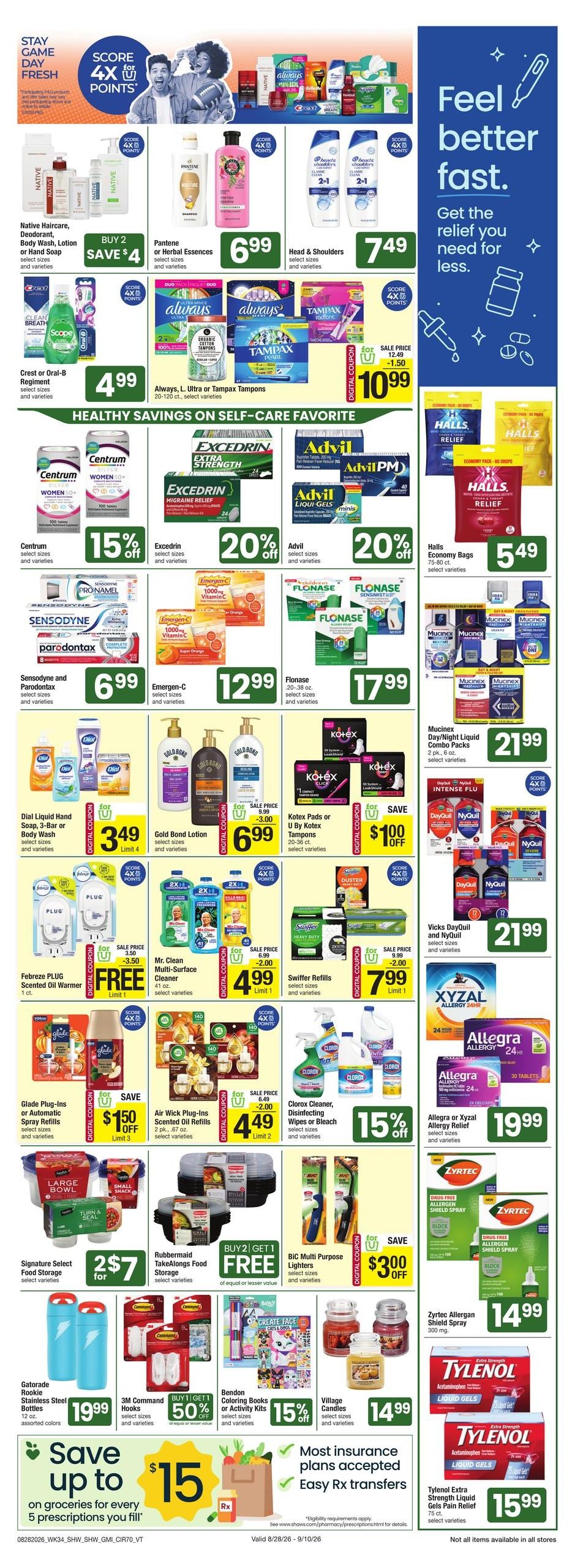 Shaw's (Williamstown Area, MA) Weekly Ad September 4 - 10, 2026