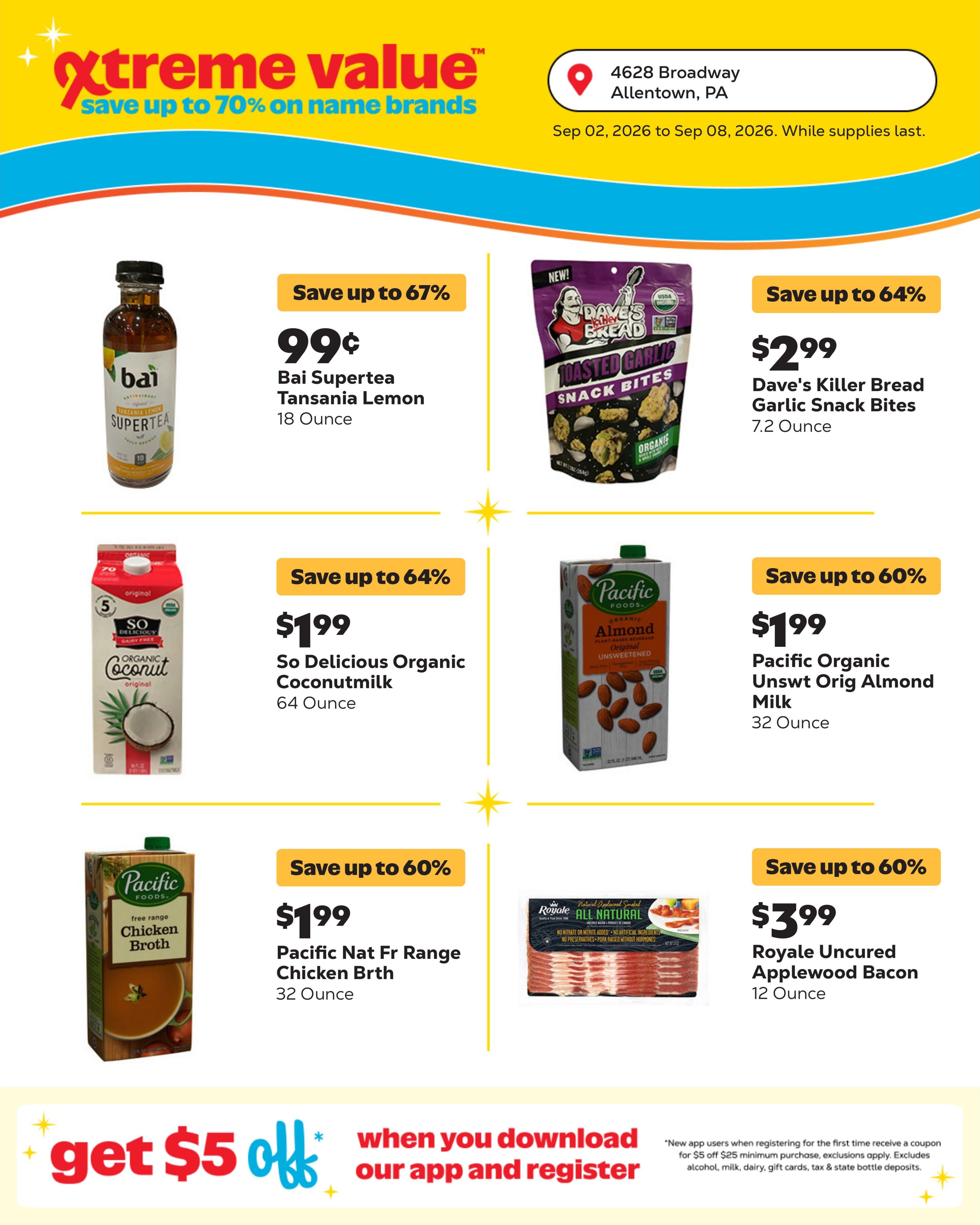 Grocery Outlet (Emmaus Area, PA) Weekly Ad September 2 - 8, 2026