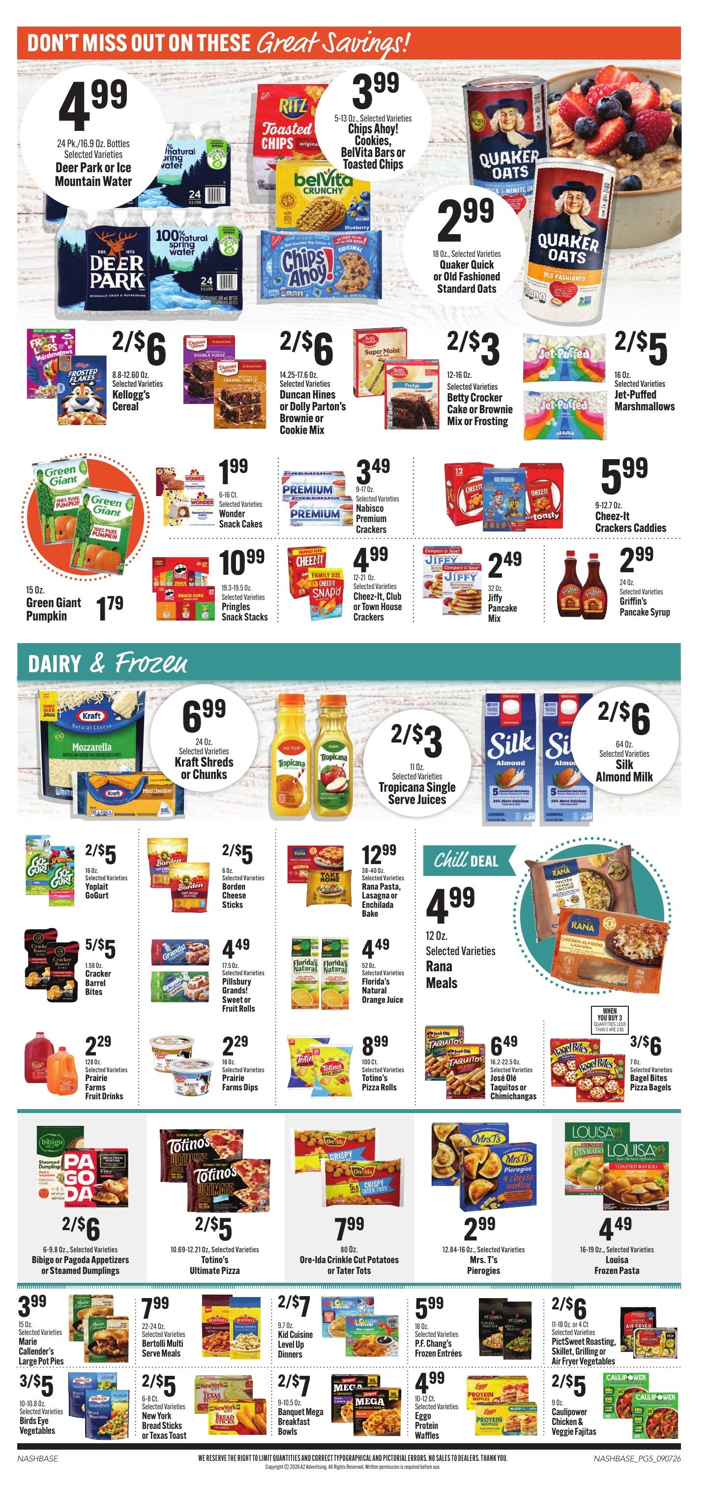 Hilltop Supermarket Weekly Ad September 7 - 13, 2026