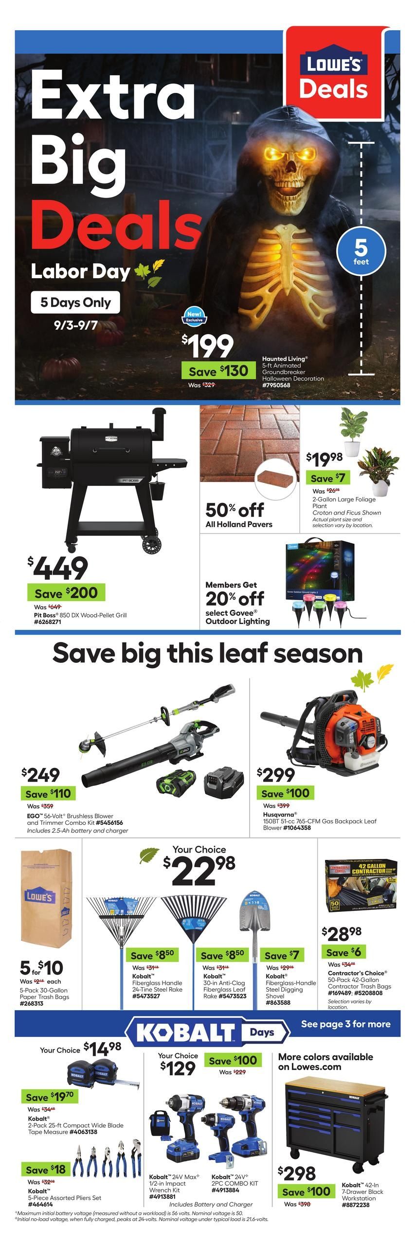 Lowe's (Frisco-Rand Area, CO) Weekly Ad August 27 - September 9, 2026
