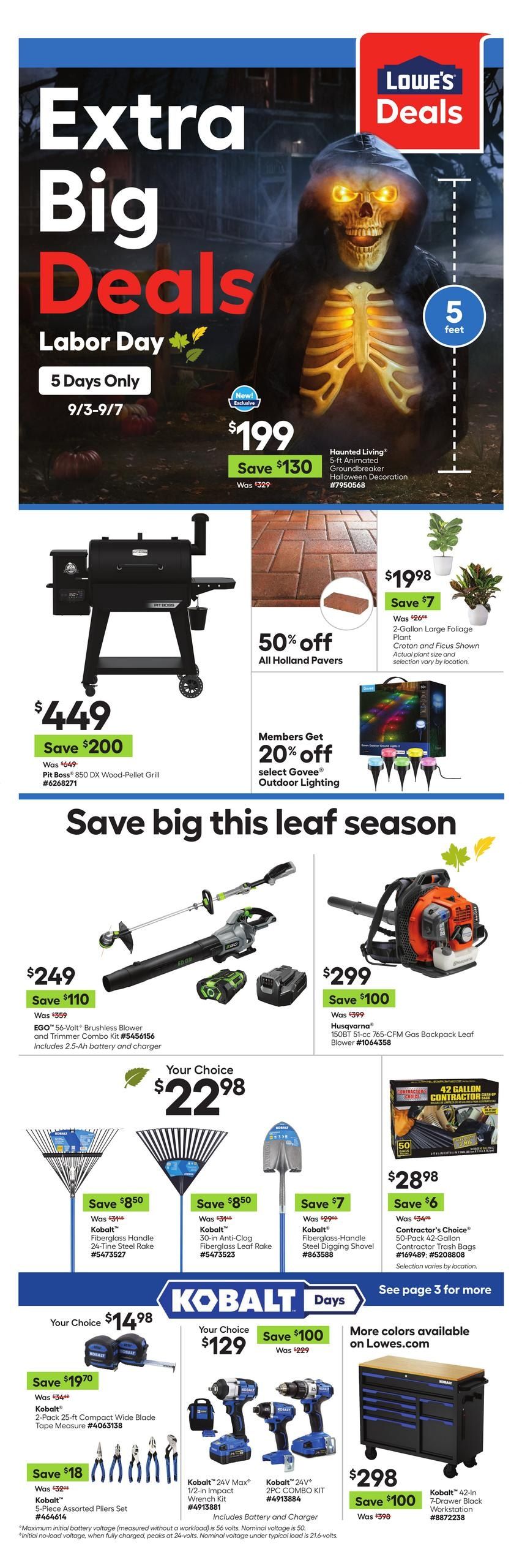 Lowe's (Grand Junction Area, CO) Weekly Ad August 27 - September 9, 2026