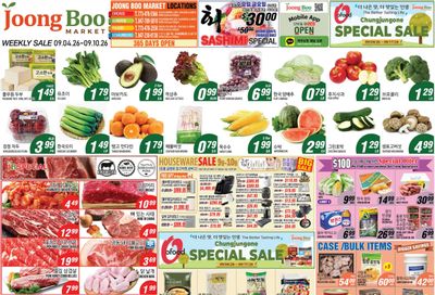 Joong Boo Market Weekly Ad September 4 - 10, 2026