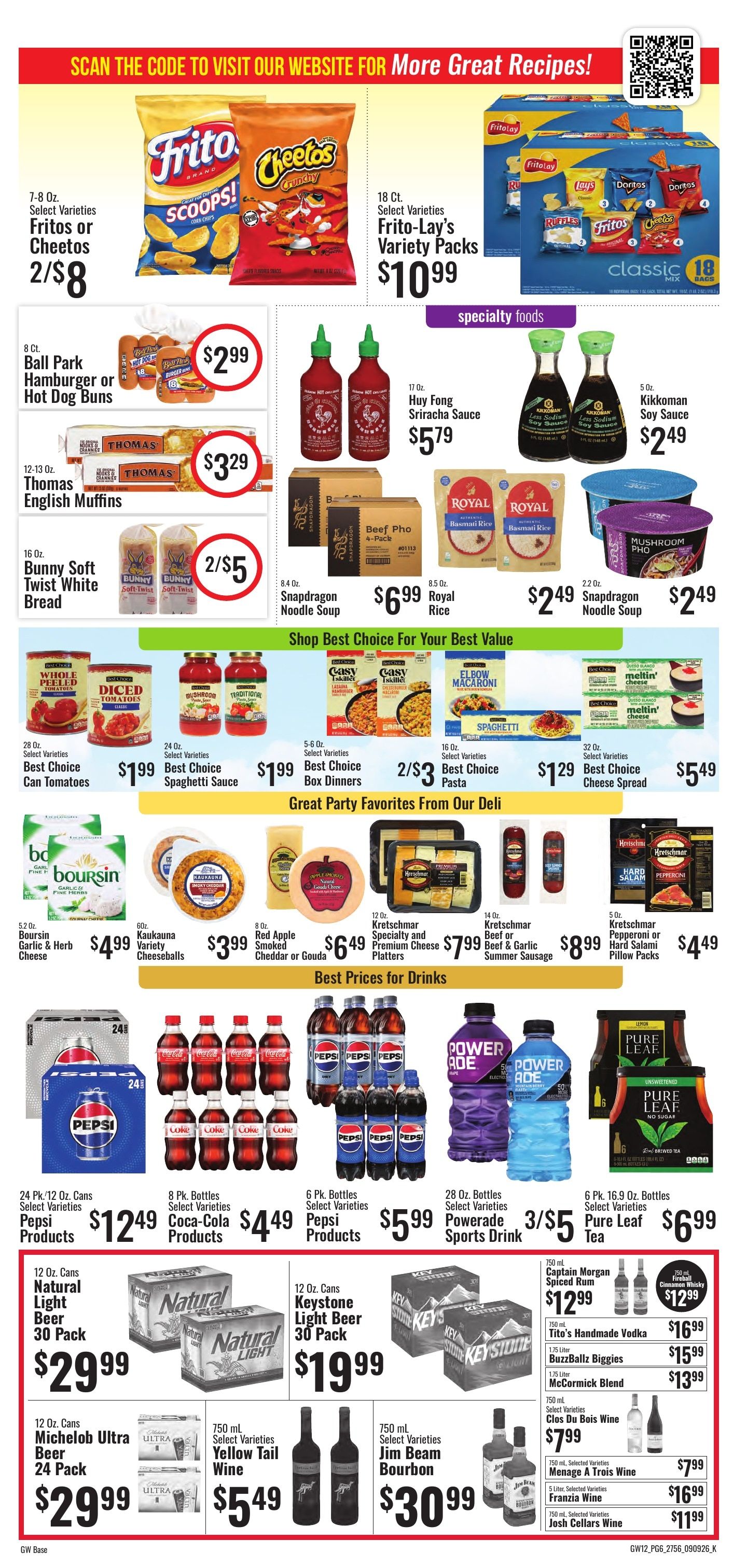 GW 5 Star Super Market Weekly Ad September 9 - 22, 2026
