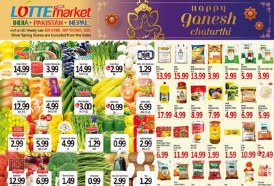 Lotte Plaza Market (Virginia) Indian Weekly Ad September 4 - 10, 2026