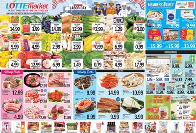 Lotte Plaza Market (Virginia) Korean and English Weekly Ad September 4 - 10, 2026