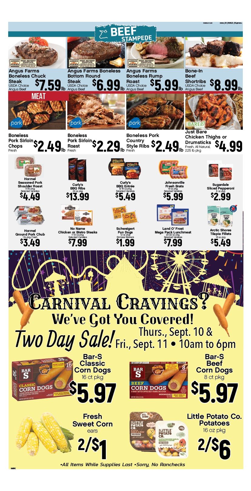 Hinrichs SuperValu Weekly Ad September 7 - 13, 2026