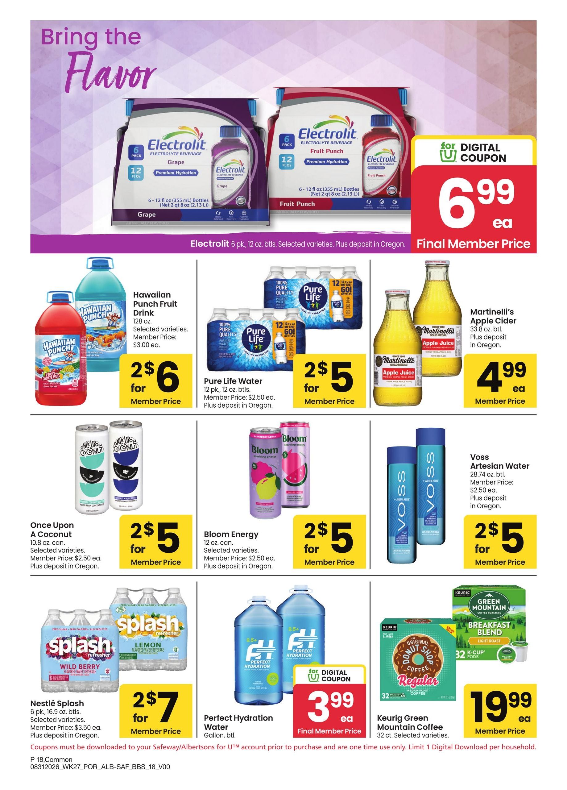 Safeway Big Book of Savings Weekly Ad August 31 - October 4, 2026