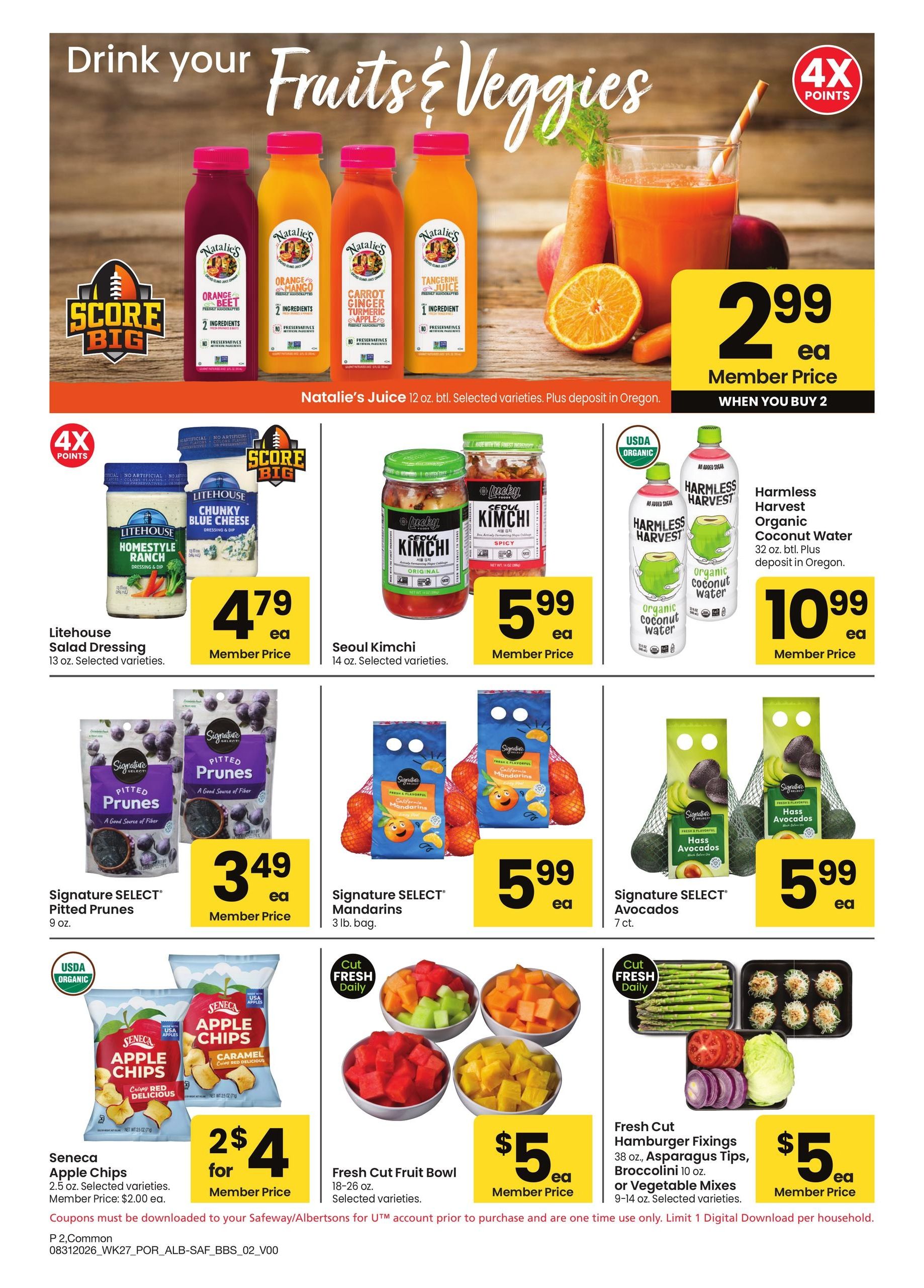 Safeway Big Book of Savings Weekly Ad August 31 - October 4, 2026