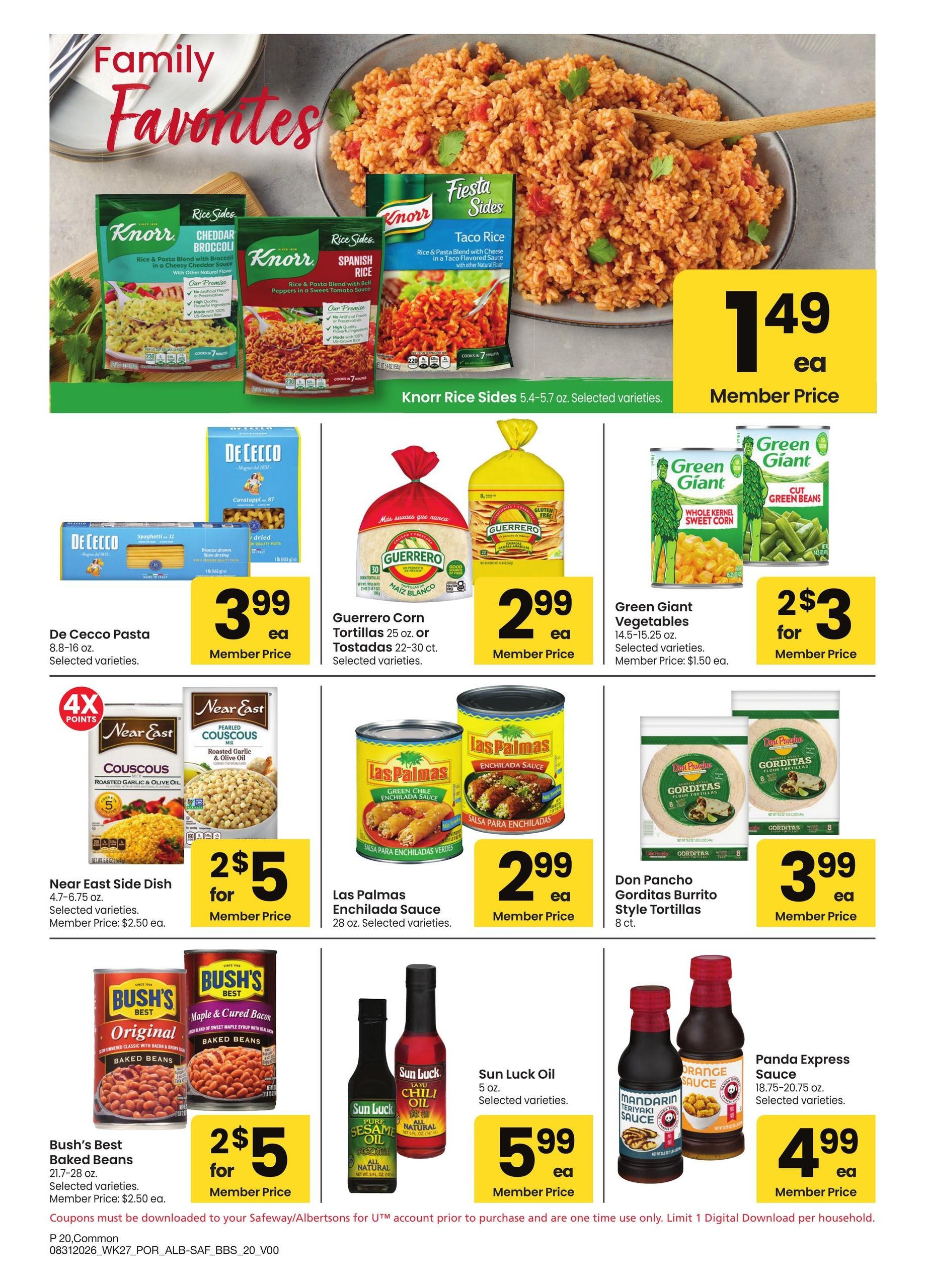Safeway Big Book of Savings Weekly Ad August 31 - October 4, 2026