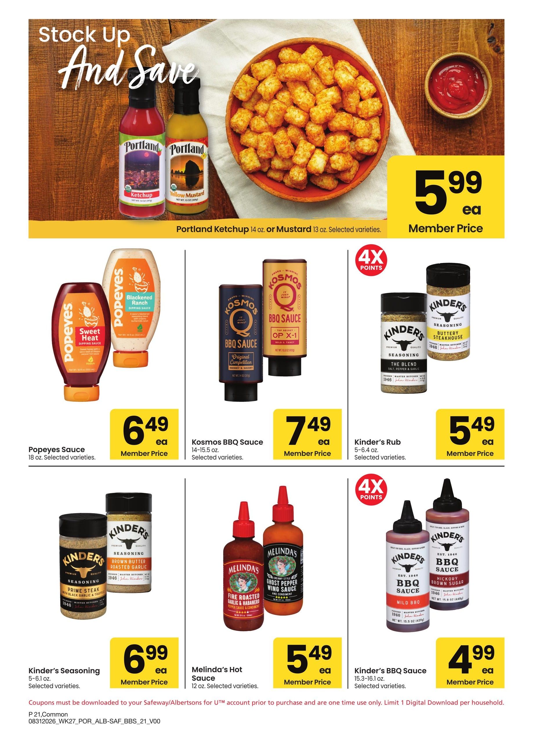 Safeway Big Book of Savings Weekly Ad August 31 - October 4, 2026