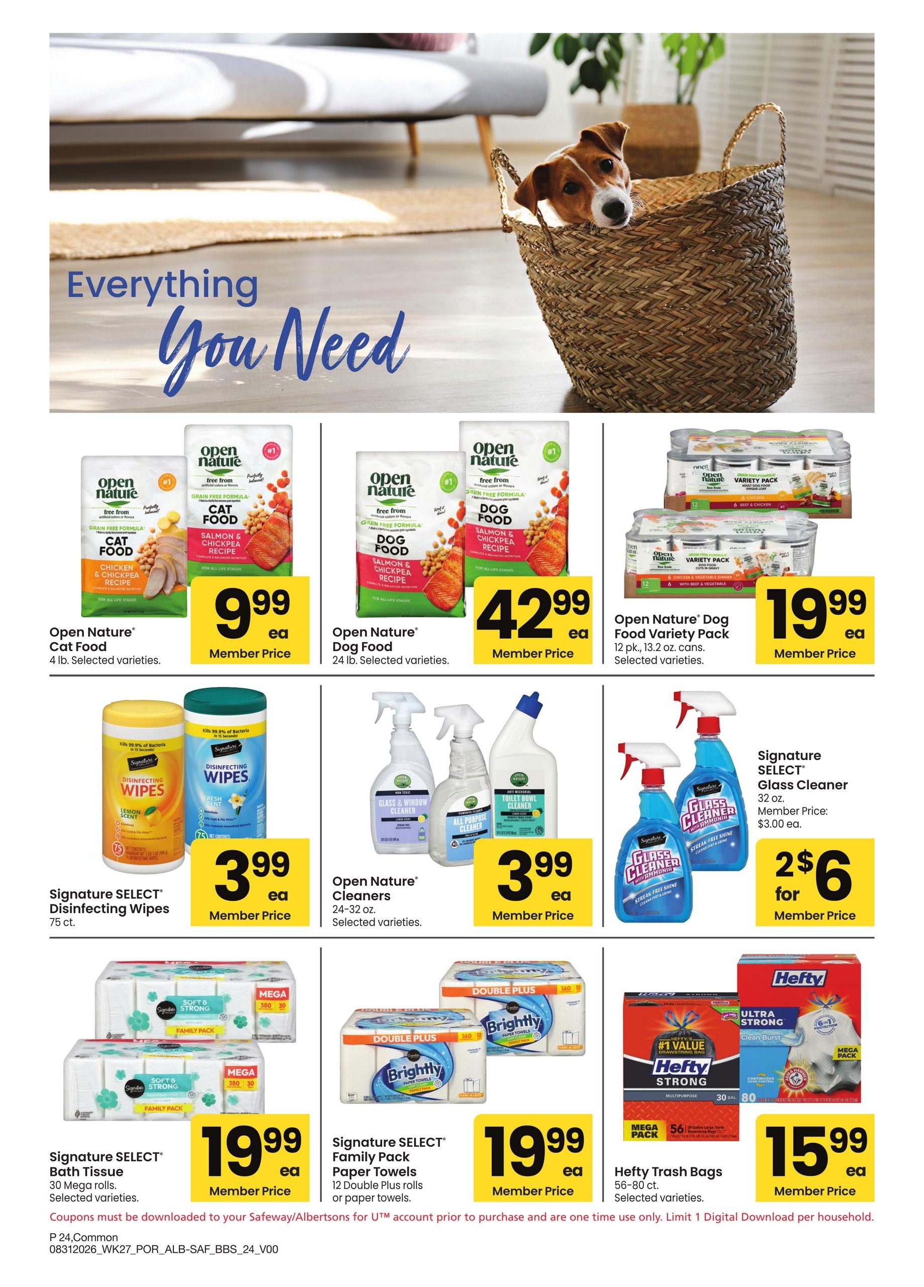 Safeway Big Book of Savings Weekly Ad August 31 - October 4, 2026