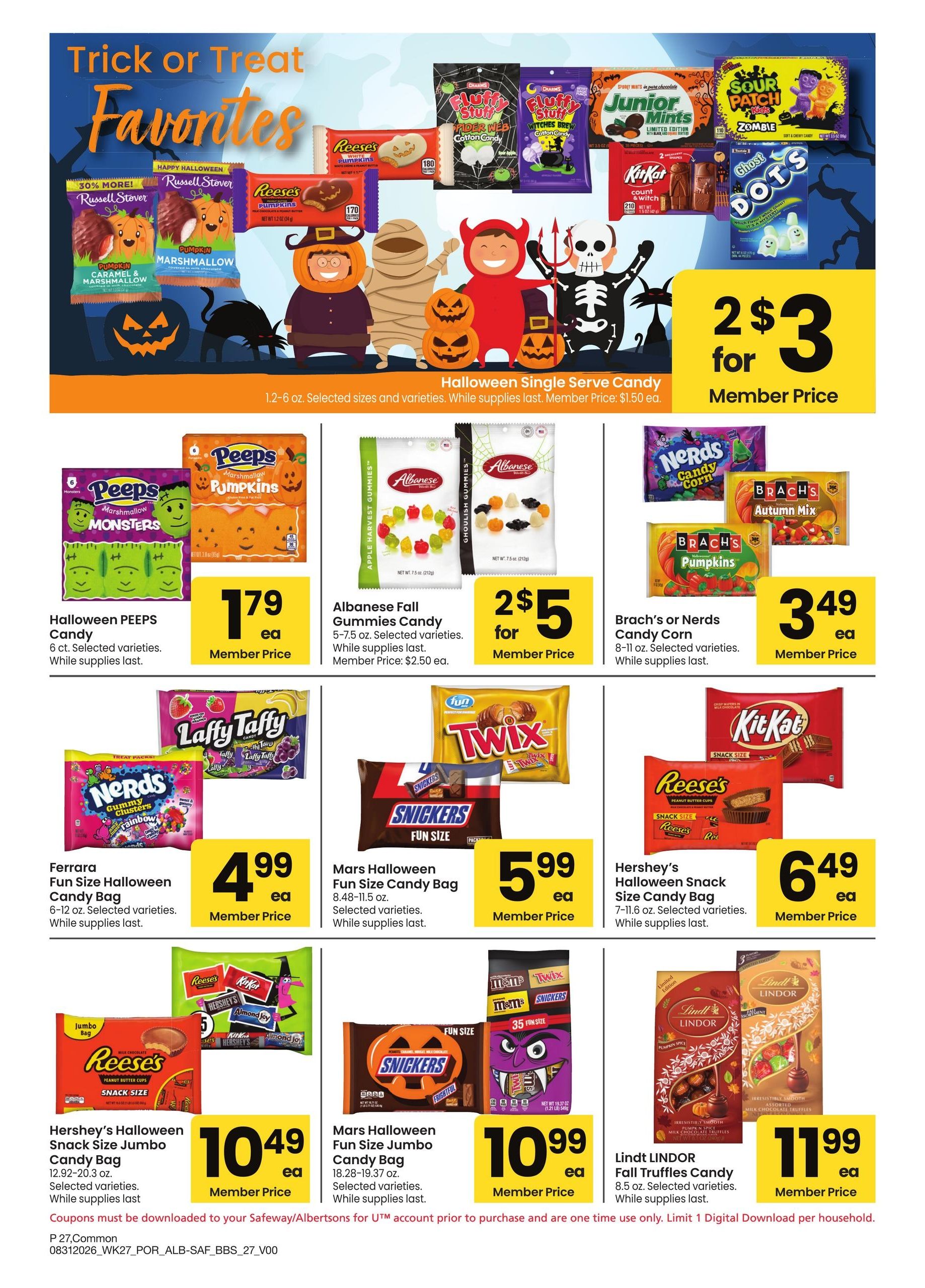 Safeway Big Book of Savings Weekly Ad August 31 - October 4, 2026