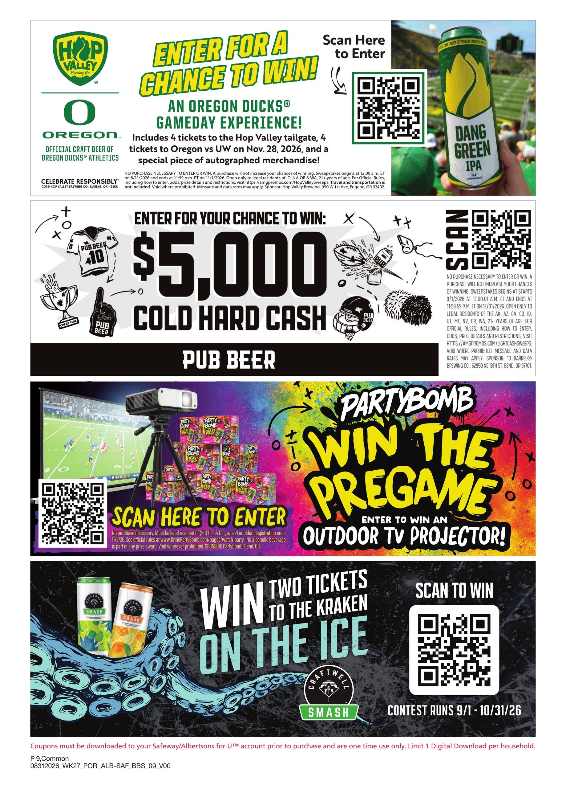 Safeway Big Book of Savings Weekly Ad August 31 - October 4, 2026