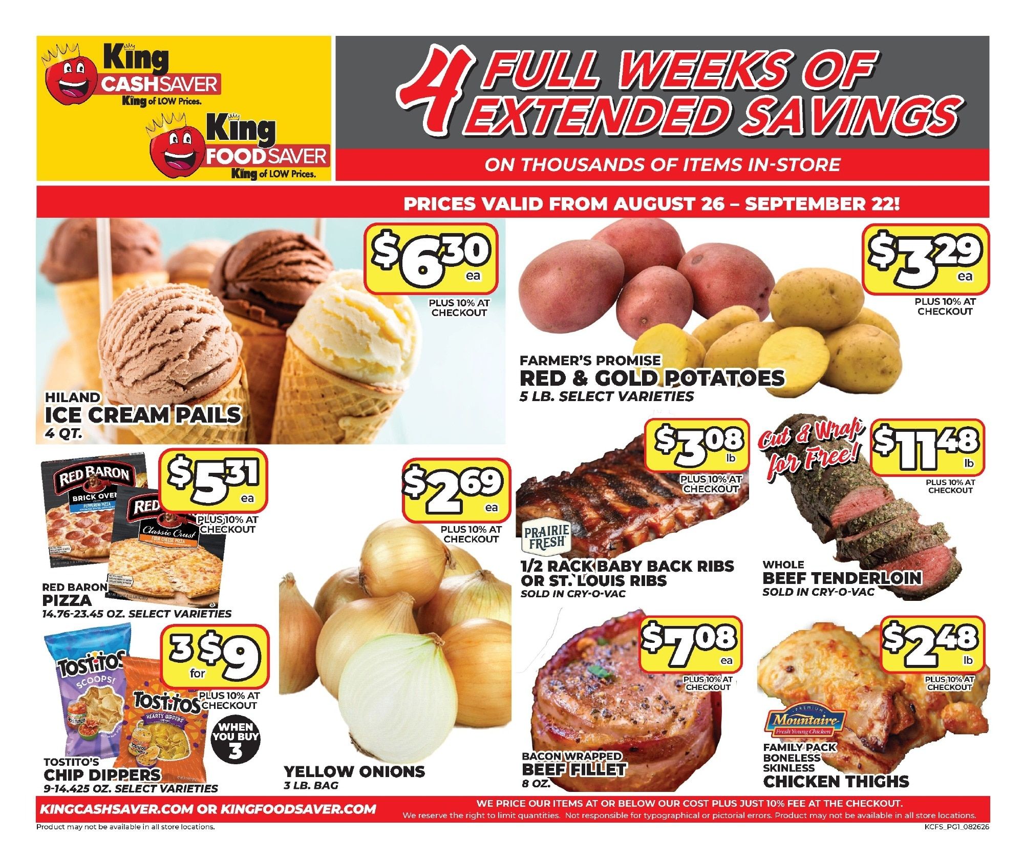 King Cash Saver Monthly Digital Deals Weekly Ad September 3 - 22, 2026
