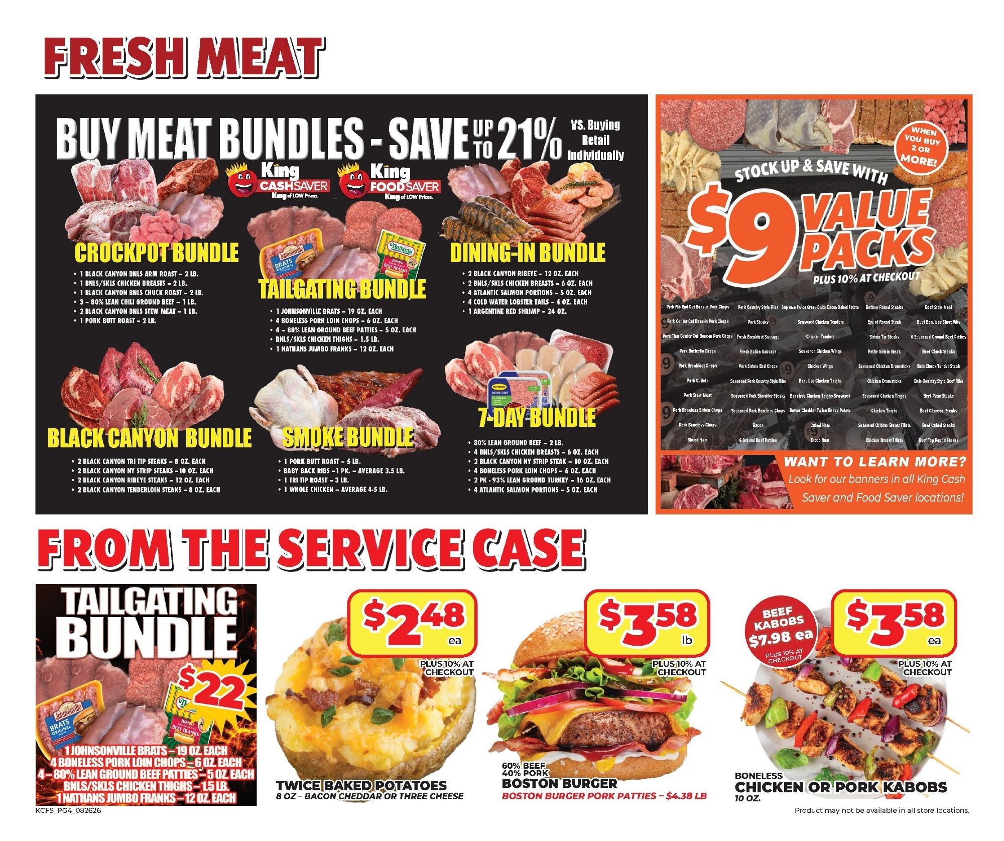 King Food Saver Monthly Digital Deals Weekly Ad September 3 - 22, 2026