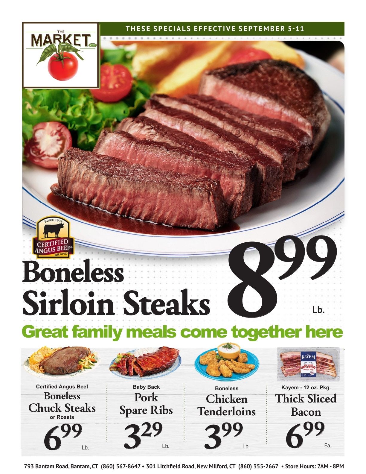 The Market CT Weekly Ad September 5 - 11, 2026