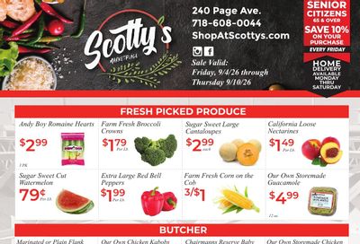 Scotty's Marketplace Weekly Ad September 5 - 11, 2026