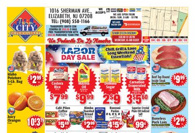Twin City Supermarket (1016 Sherman Avenue, Elizabeth, NJ) Weekly Ad September 5 - 11, 2026
